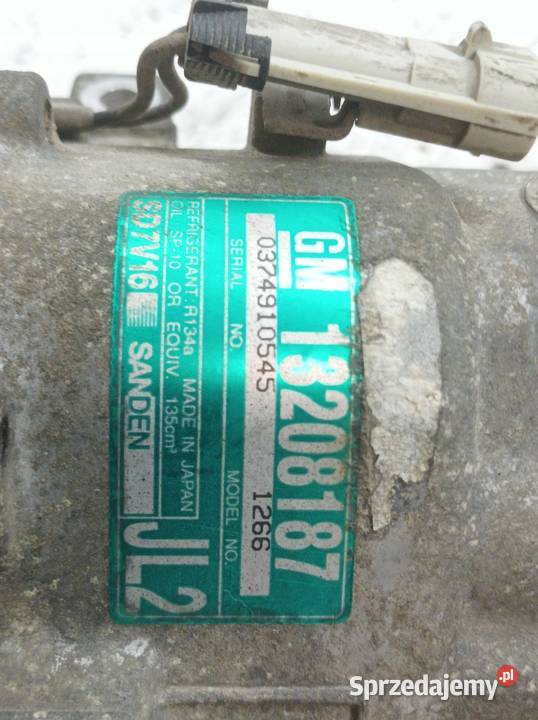 SPRĘŻARKA KLIMATYZACJI 13208187 22 16V Opel świętokrzyskie