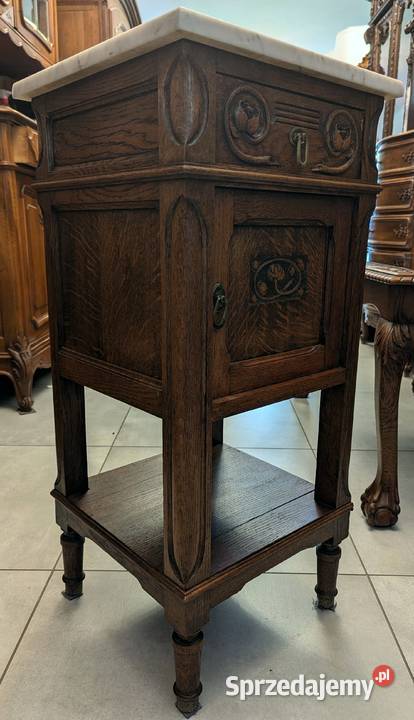 Dębowa szafkakomoda secesyjnasklep Dąbrowa Dąbrowa Górnicza
