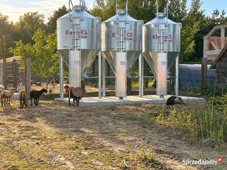 Silos paszowy lejowy o ładowności 8 ton śląskie Kruszyna