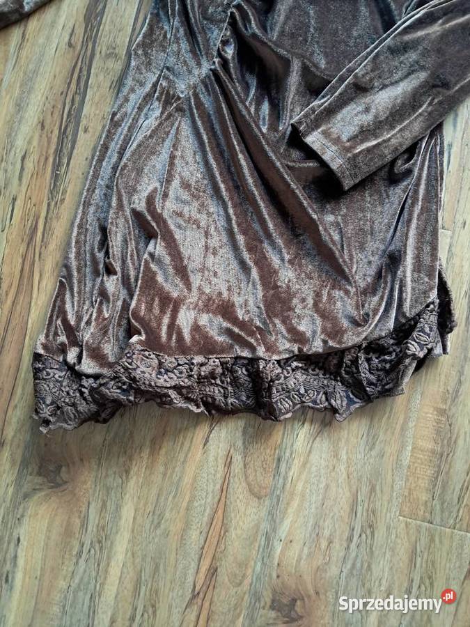 nowa brązowa sukienka w rozmiarze M brak metki Spódnice i sukienki Sandomierz