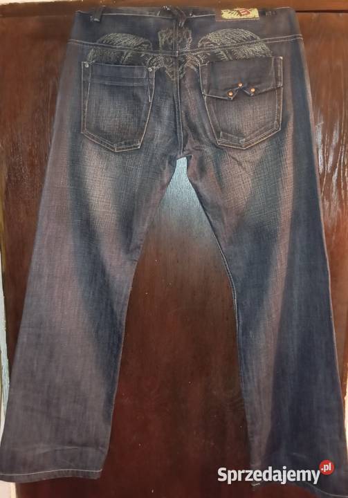 Męskie spodnie sprtowe jeansy 34 L mazowieckie Warszawa
