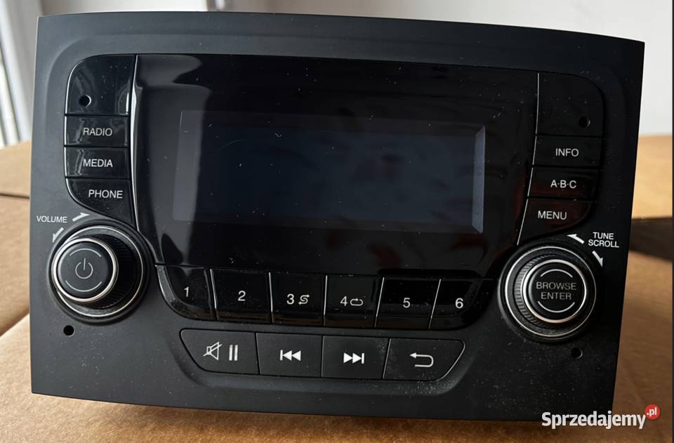 FIAT DOBLO III RADIO BLUETOOTH DOBLO 3 Z KODEM dolnośląskie Kłodzko