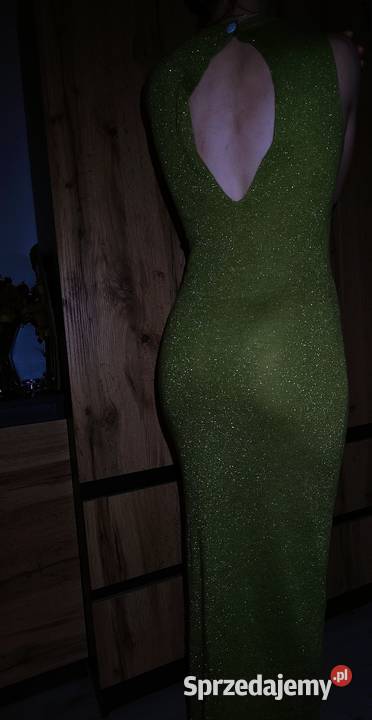 Sukienka błyszcząca maxi Barczewo