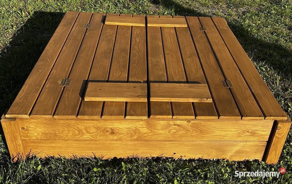 Piaskownica drewniana zamykana Pozostałe Szczawa