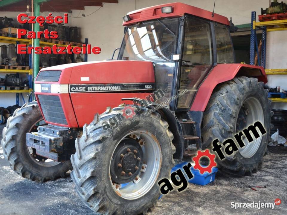 Case 5130 części skrzynia biegów silnik oś wał