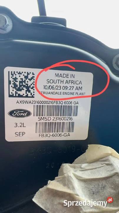 Silnik Ford Ranger SA2R SA2W SAFA SA2S ENSA