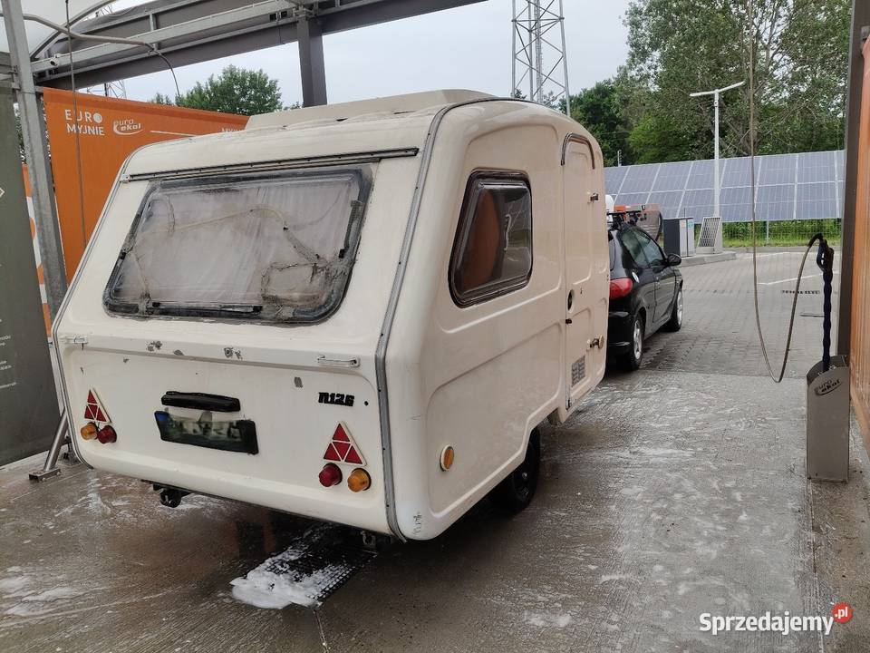 Przyczepka kempingowa Niewiadów N126 Rok produkcji 1985 Nowy Drzewicz
