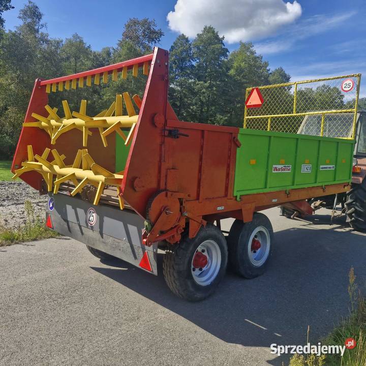 Rozrzutnik obornika warfama polmot tandem 6 ton Małgów
