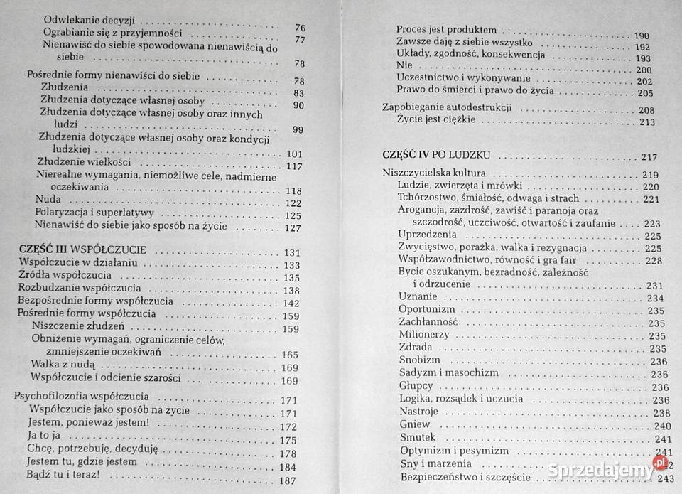 Współczucie i nienawiść do siebie Theodore Isaac Rok wydania 2000 Chełm