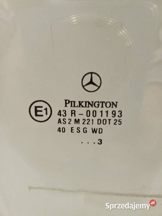 Szyba Drzwi Prawa Przednia Mercedes Cclass W203 sprzedam