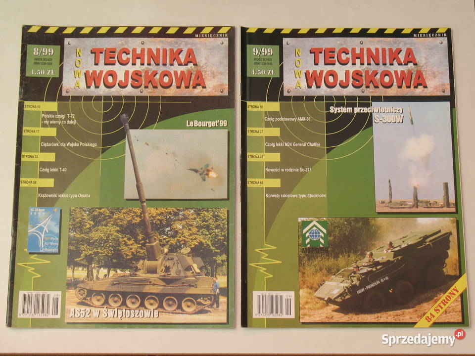Technika Wojskowa 1 i 312 rocznik 1999 Książki i Podręczniki Kraków