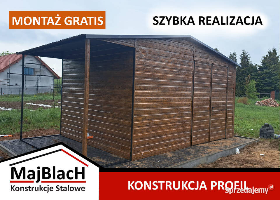 Garaż Blaszany Wiatka OgrodowaSchowek na Łosice