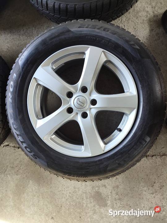 Koła alufelgi 17 5x1143 nowe opony zimowe 21565