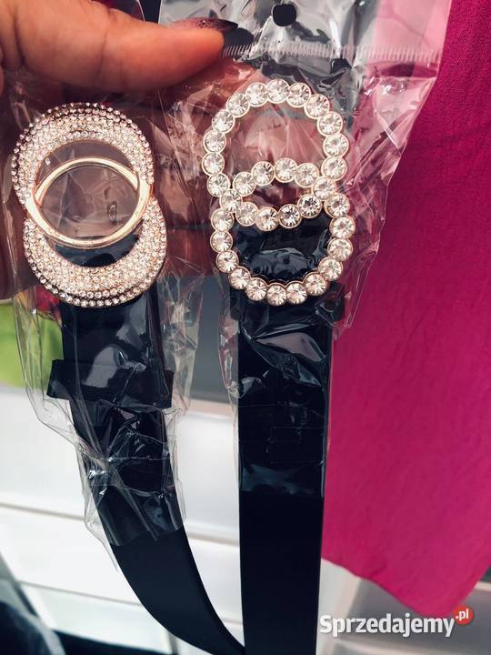 Stylowy OZDOBNY biżuteryjny Pasek Damskicienki Wieluń sprzedam