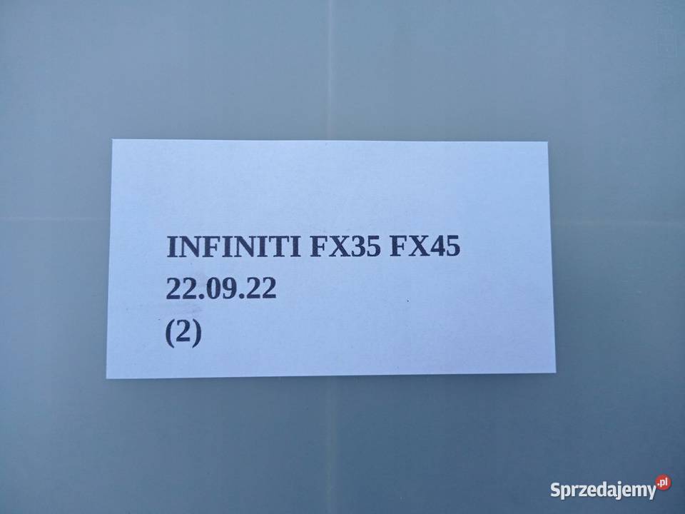 MODUŁ KLIMATYZACJI INFINITI FX35 FX45 20032005 Nowy Tomyśl sprzedam