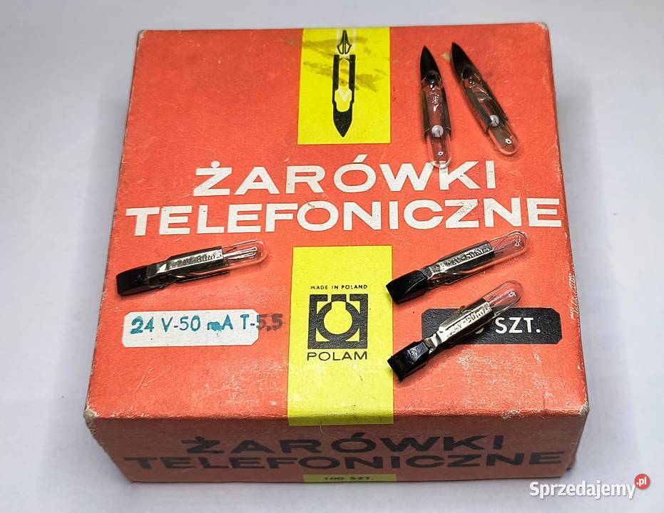 Żarówka 24V 50mA T55 POLAM pomorskie Gdańsk