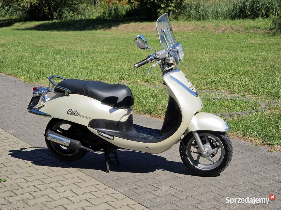 SYM Cello 50 ccm 4t skuter retro styl szeroki 49cm3