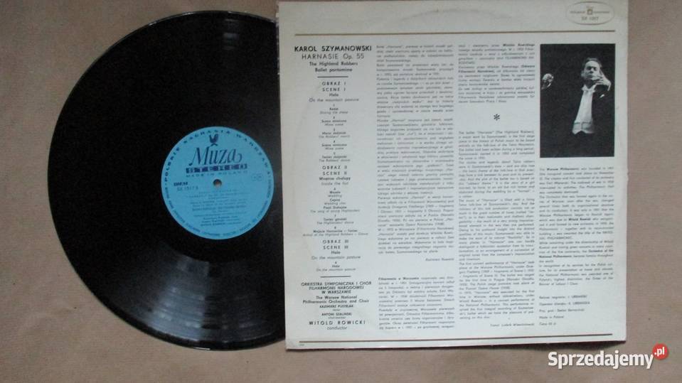 PłytaKarol Szymanowski HarnasieWRowicki płyta winylowa Łódź