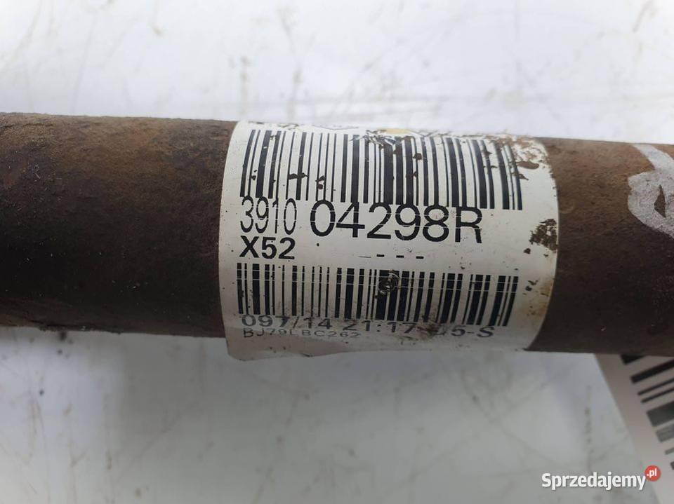 PÓŁOŚ PRAWA PRZÓD DACIA SANDERO II 391004298R Pozostałe Lipno