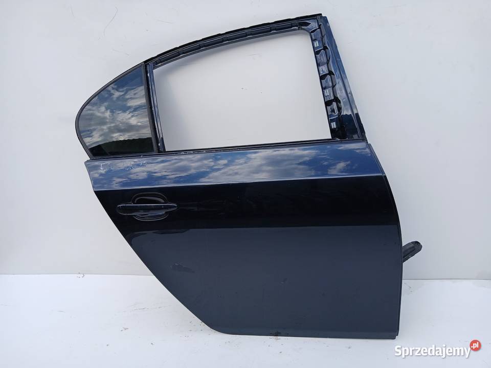 DRZWI PRAWE TYLNE TYŁ BMW E60 4169 CARBONSCHWARZ Strzyżewice