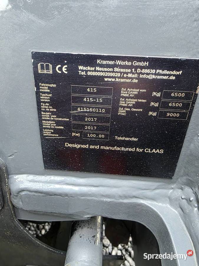 CLAAS SCORPION 7035 KRAMER Wydrowice