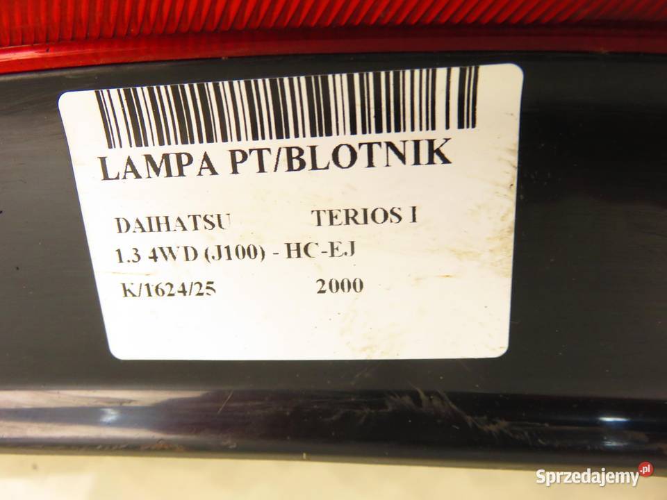 LAMPA PRAWA TYLNA DAIHATSU TERIOS I 22051567 osobowe