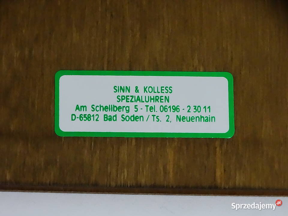 Elektroniczny zegar sterowany radiowo SINN Biłgoraj