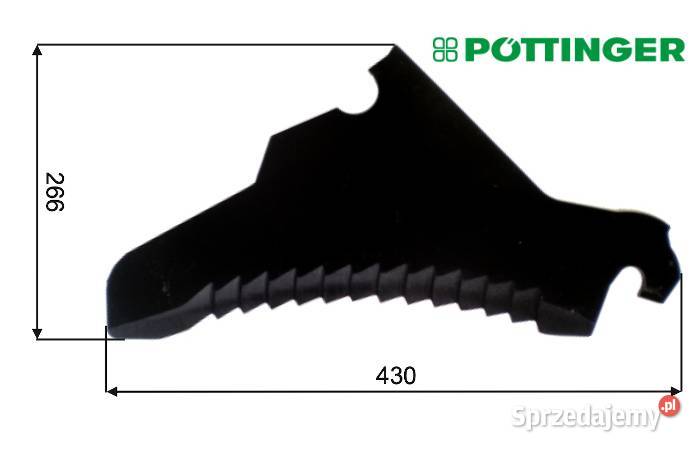 Nóż oryginalny do przyczepy Pottinger Jumbo Łomża sprzedam