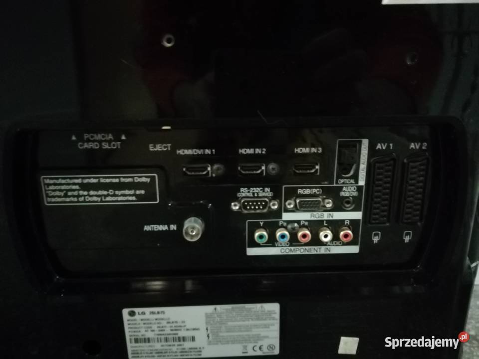 26 LG 26LB75 telewizor 26 USZKODZONY LED Warszawa sprzedam