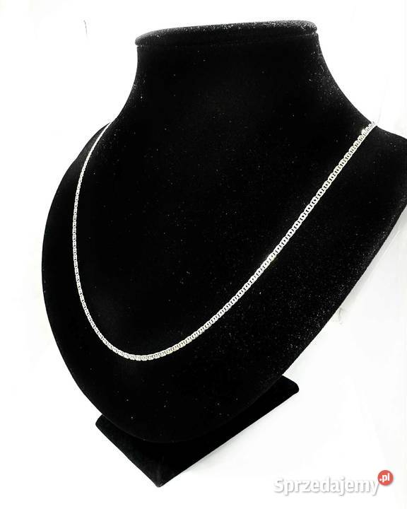 Nowy Rodowany Srebrny Łańcuszek pr 925 47g Dł 60 srebro Elbląg
