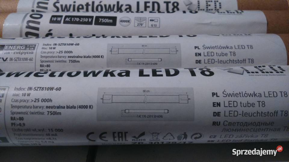 świetlówka led t8 innovo 10W dł 60 inny kolor lubelskie Lublin