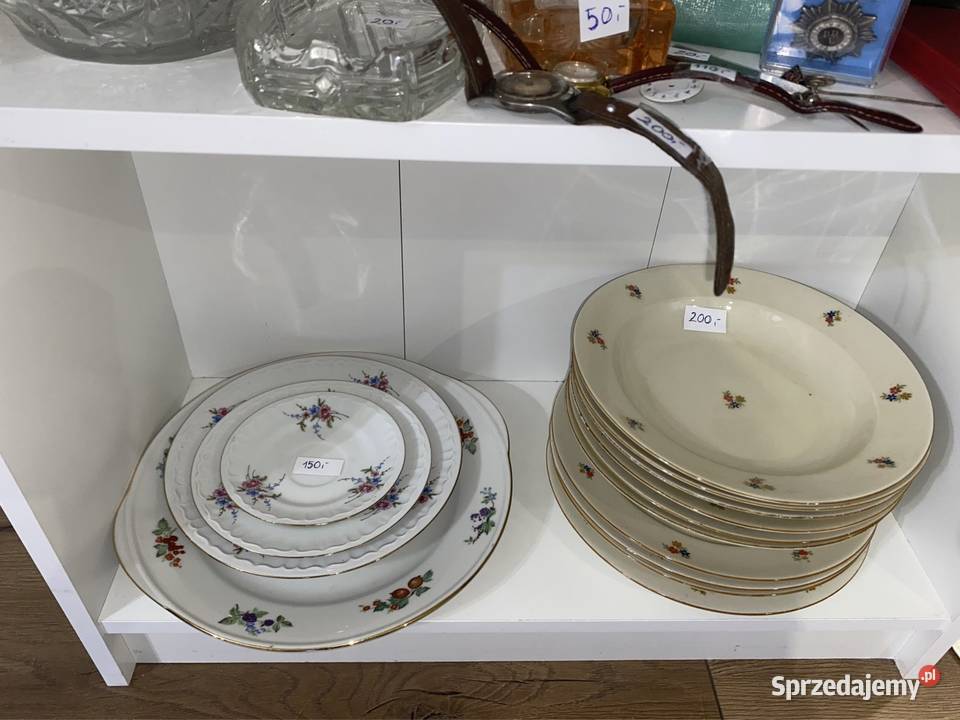 Szkło porcelana kryształy PRL Będzin