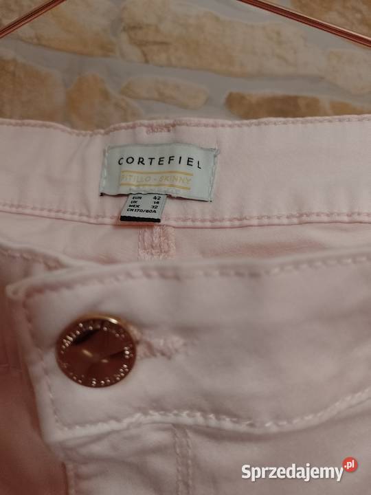 42XL Cortefiel Original Jeans Couture Różowe Moda i Styl Kraków
