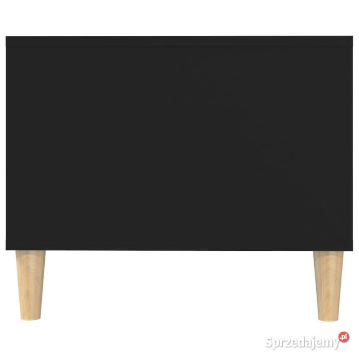Stolik kawowy czarny 102x50x40 materiał Warszawa