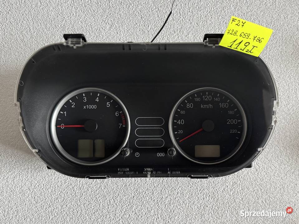 FORD FIESTA MK6 LICZNIK ZEGARY 2S6F10B885A mazowieckie Warszawa