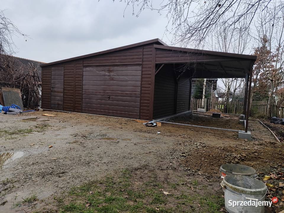Garaż dwuspadowy 660x530 Stadniki