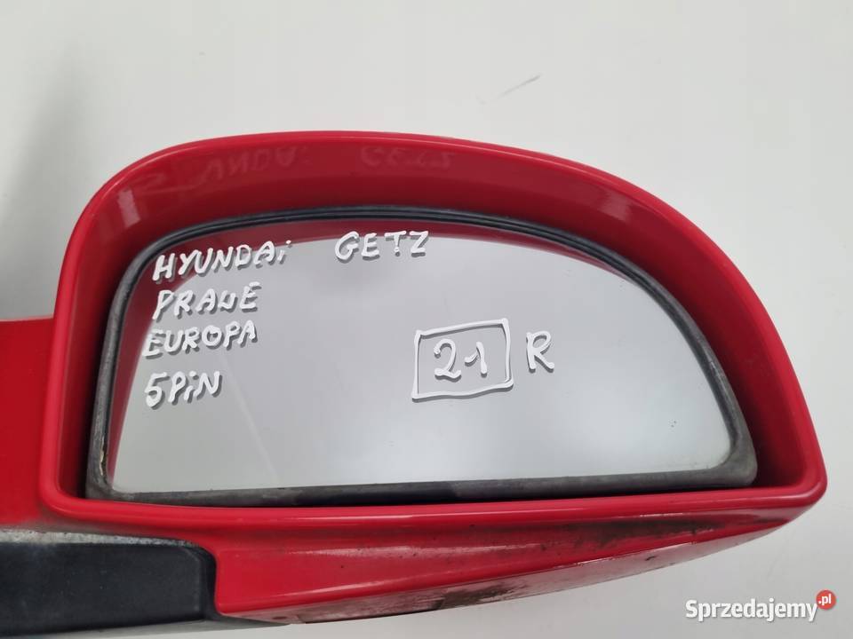 LUSTERKO Hyundai Getz PRAWE PASAŻERA 5 Pin kabli Rudka sprzedam