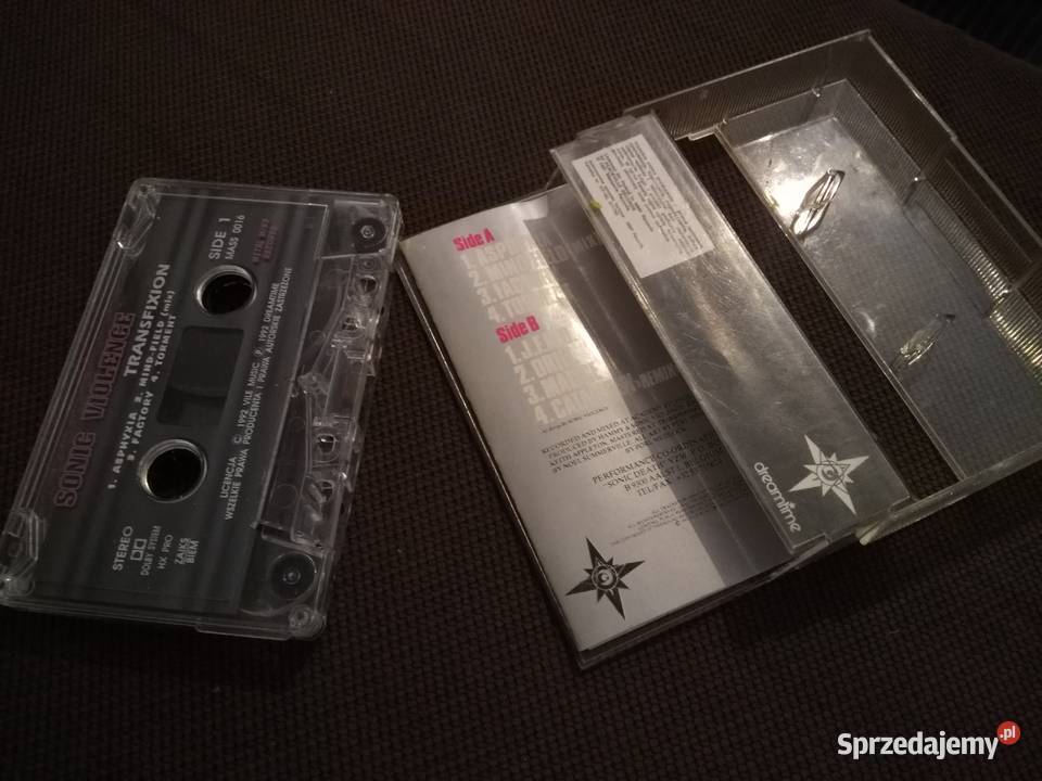 Kaseta Sonic Violence Transfixion oryginał elektroniczna Włocławek