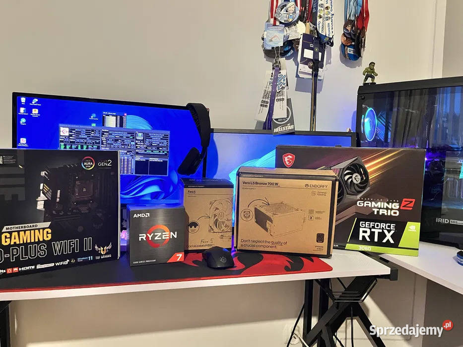Komputer gamingowy ryzen 7 5700x rtx 3060 msi Pozostałe podkarpackie Rzeszów