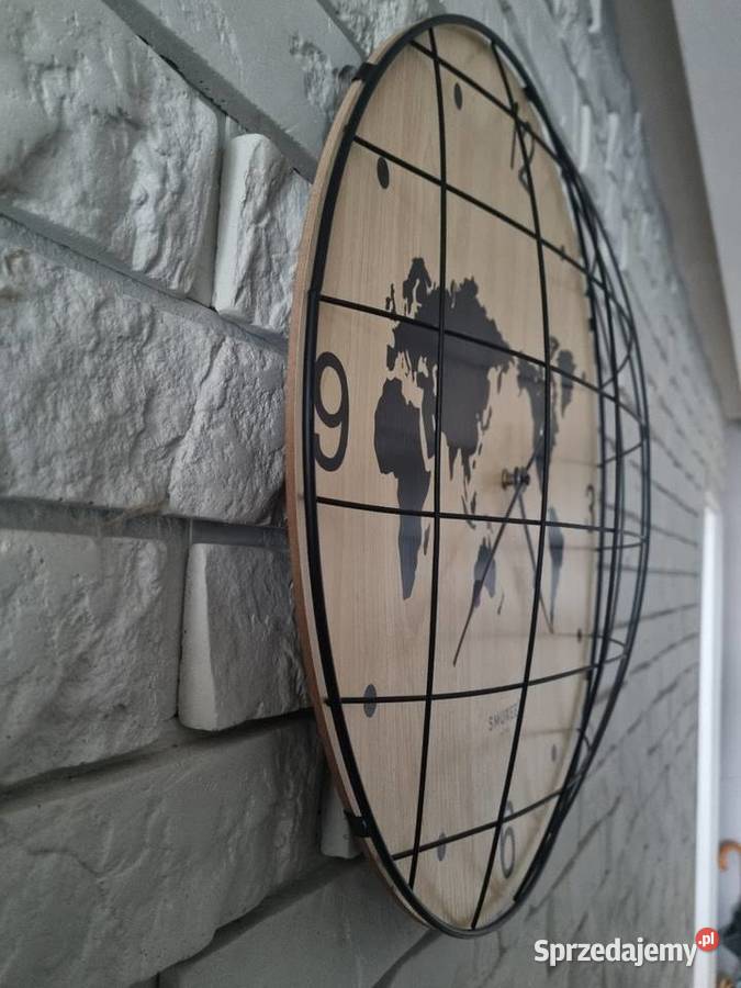 Zegar ścienny XL 3D rustykalna tarcza 50 ścienny