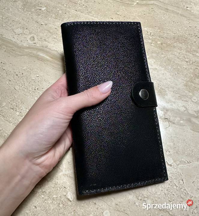 Portfel ręcznie szyty ze skóry naturalnej Uniseks Maciejowice