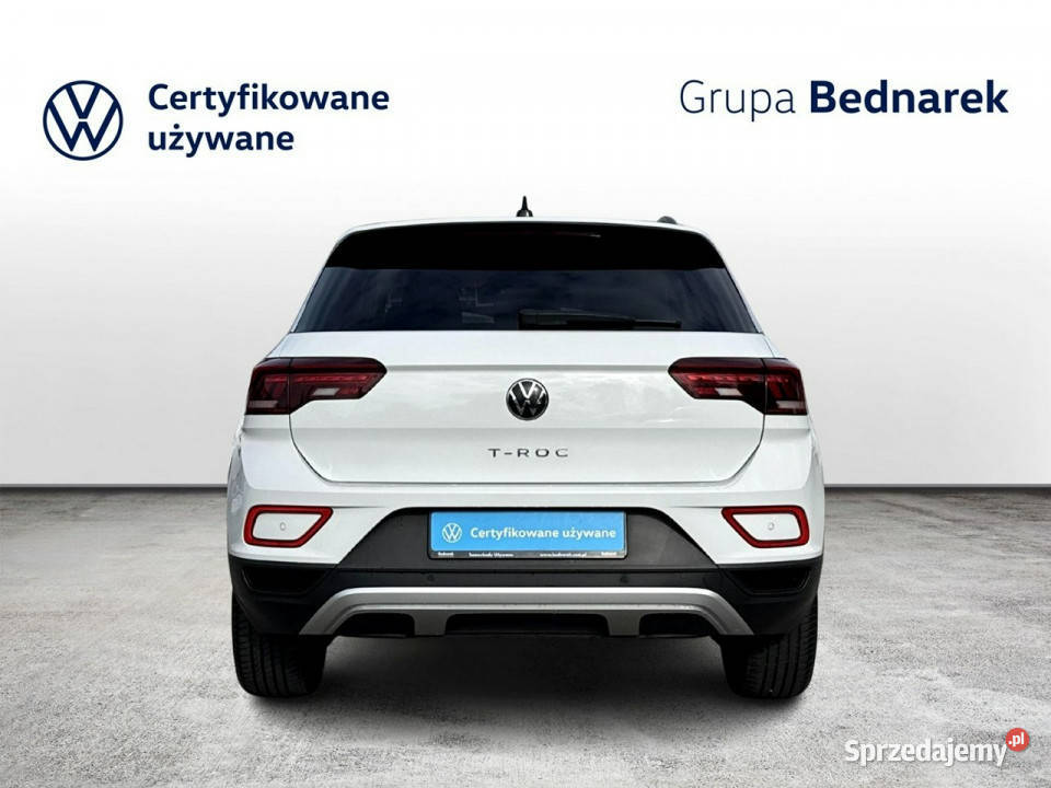 Volkswagen TRoc Bezwypadkowy Salon Polska Serwis światła do jazdy dziennej łódzkie Łódź sprzedam