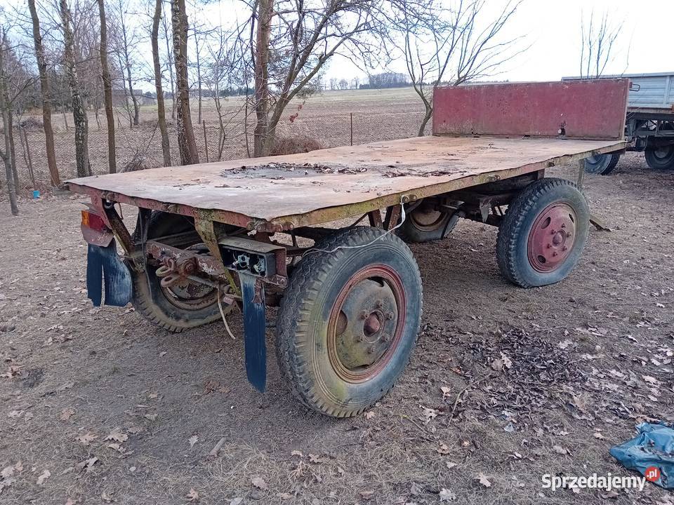 Przyczepa rolnicza sztywna d30 d35 Przyczepy rolnicze Basznia Dolna
