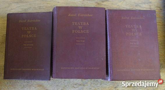 Estreicher TEATRA W POLSCE T 13 1953 r FA