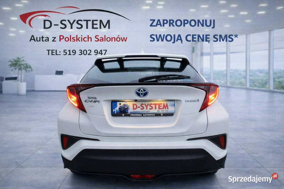 Toyota CHR CHR 21r Salon Polska HYBRID Gwaran lakier metallic