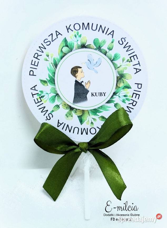 Podziękowania Gości z okazji I Komunii Św Duże Zielona Góra sprzedam