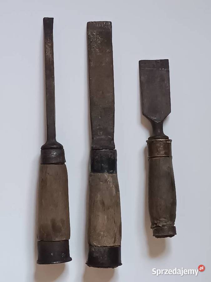 Stare dłuta stolarskie 3 Rzeszów