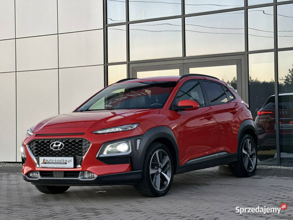 Hyundai Kona Półskóra LED Asystent Kamera Grzane czujnik martwego pola opolskie Kąty Opolskie