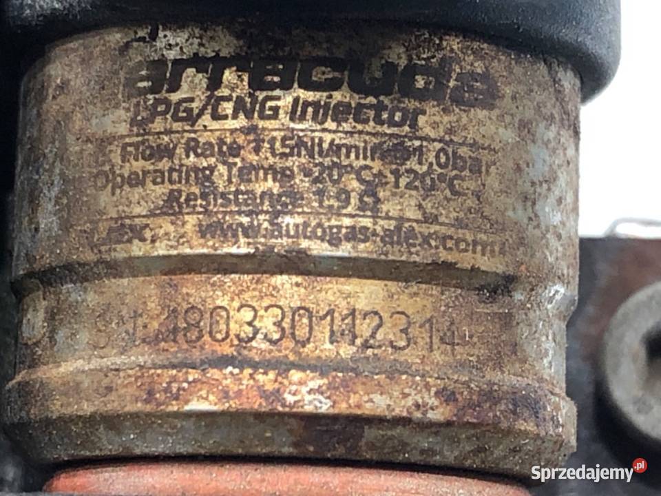 WTRYSKI DO GAZU LPG BARRACUDA WTRYSK GAZU GAZOWY