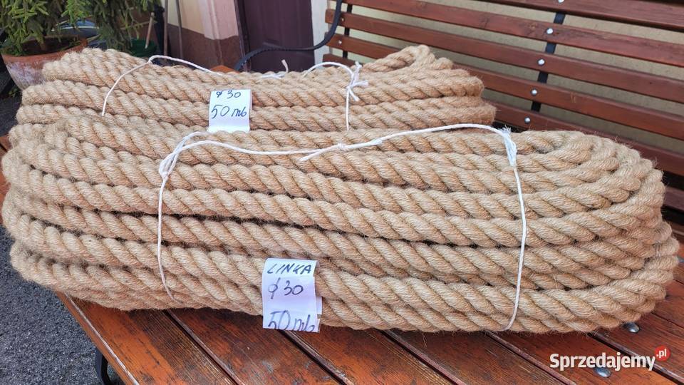 Lina jutowa 30 mm 10 Metrów sznurek Polska juta
